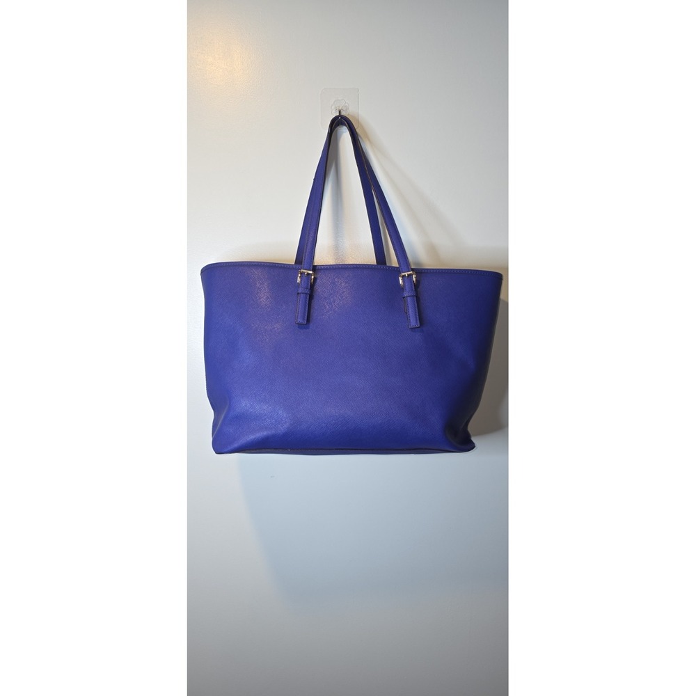 Michael Kors Royal Blue Large Jet Set Tote in Saffiano Leather!! - Picture 6 of 10